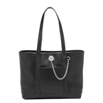 Cult Borsa a Spalla Grande Donna Jennifer in Ecopelle Nera
