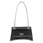 Cult Borsa a Tracolla Gwen Donna in Ecopelle Nera Stampa Cocco