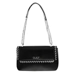 Cult Borsa a Tracolla Donna Yoko Special in Ecopelle Nera con Borchie