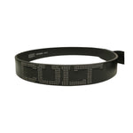 Cult Cintura Donna Nera con Logo Mini Borchie