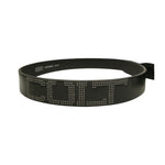 Cult Cintura Donna Nera con Logo Mini Borchie