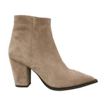 L'Amour by Albano Stivaletto Donna in Camoscio Sabbia a Punta con Tacco Largo Alto 90mm