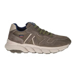 Callaghan Sneakers Uomo in Camoscio e Pelle Kaky con Suola Alta