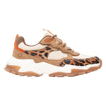 Refresh Sneakers Donna in Ecopelle e Tessuto Camel con Memory