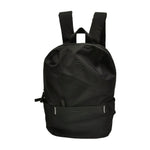 Momo Design Zaino Uomo in Tessuto Nero con Tasche Laterali