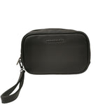 Momo Design Pochette Uomo in Ecopelle Nera con Tasca Frontale