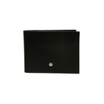 Momo Design Portafoglio Uomo in Pelle Nera con Portacarte