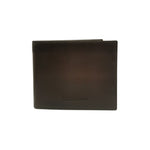 Momo Design Portafoglio Uomo in Pelle Moro con Logo Frontale