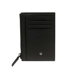 Momo Design Portacarte Uomo in Pelle Nera con Zip