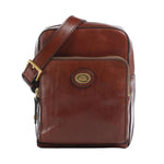 The Bridge Borsello Linea Story Uomo in Pelle Cuoio con Tasca Frontale