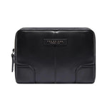 The Bridge Pochette Linea Vespucci Uomo in Pelle Nera con Zip