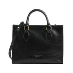The Bridge Borsa a Mano Linea Ida Donna in Pelle Nera con Tracolla
