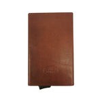 The Bridge Portacarte Story Unisex in Pelle Cuoio con Clip
