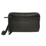Gianni Conti Pochette Uomo Febo in Pelle Nera con Polsino