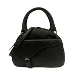 Gianni Conti Borsa a Mano Piccola Donna in Pelle Nera con Cinturino e Tracolla