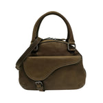 Gianni Conti Borsa a Mano Piccola Donna in Pelle Pistacchio con Cinturino e Tracolla