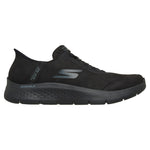 Skechers Slip-ins Uomo in Ecopelle Oliva: Go Walk Flex - Smooth Motion
