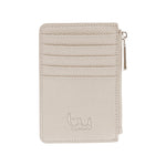 By Byblos Portacarte Donna in Ecopelle Martellata Ghiaccio con Zip