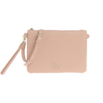 By Byblos Pochette Donna in Ecopelle Cipria con Polsino e Tracolla
