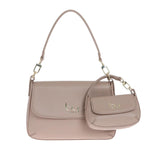 By Byblos Borsa a Tracolla Donna in Ecopelle Cipria con Pochette Coordinata