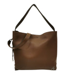 Gattinoni Roma Borsa a Spalla Donna Megan in Ecopelle Marrone con Manico Logato