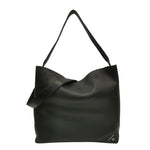 Gattinoni Roma Borsa a Spalla Donna Megan in Ecopelle Nera con Manico Logato