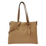 Gattinoni Roma Borsa a Spalla Donna Denise Soft in Ecopelle Naturale con Charm e Tracolla
