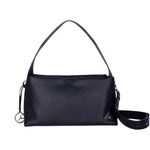 Gattinoni Roma Borsa a Spalla Donna Megan in Ecopelle Nera con Tracolla