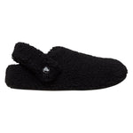 Crocs Classic Cozzzy Slipper Pantofola Donna in Pelliccia Sintetica Nera