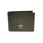 Aeronautica Militare Portafoglio Uomo Linea Fighter in Pelle Moro