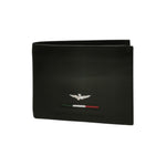 Aeronautica Militare Portafoglio Uomo Linea Fighter in Pelle Nera