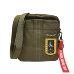 Aeronautica Militare Borsello Piccolo Linea frecce Uomo in Tessuto Verde