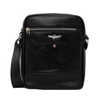 Aeronautica Militare Borsello Linea Performance Uomo in Ecopelle Nero
