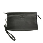 Aeronautica Militare Pochette Uomo in Morbida Pelle Blu