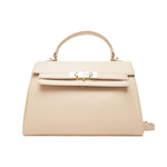 Mario Valentino Borsa a Mano Fae Re Donna in Ecopelle Ecru con Tracolla