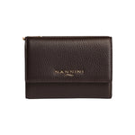 Nannini Firenze Portafoglio Piccolo Wallis Donna in Pelle Martellata Sigaro