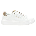 Teddy Smith Sneakers Donna in Ecopelle Bianca con Strass Oro