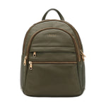 Francesco Biasia Zaino Donna in Vera Pelle Muschio con Tasche Frontali
