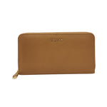 Biasia Portafoglio Pelle Martellata Colore Cammello Logo Lettering in Metallo