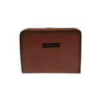 Gianni Conti Portafoglio Donna in Pelle Bruciato con Zip e Bottone