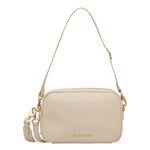 Mario Valentino Camera Bag Winnie Donna in Ecopelle Ecru con Manico e Doppia Tracolla