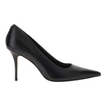Guess Dècollettè Donna in Vera Pelle Nera Idreena con Tacco a Stiletto Alto 90mm