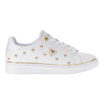 Guess Sneakers Donna in Ecopelle Bianca Bonitah con Borchie