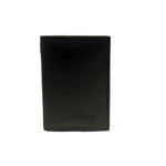 John Richmond Portacarte Uomo in Pelle Nera Effetto Saffiano con Zip