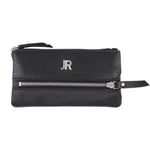 John Richmond Portachiavi Uomo in Pelle con Taschino Frontale e Logo