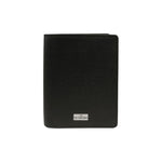 John Richmond Portacarte Verticale Uomo in Pelle Nera con Zip