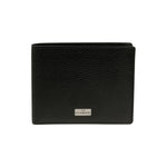 John Richmond Portafoglio Uomo in Pelle Nera con 8 Scomparti Portatessere