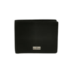 John Richmond Portafoglio Uomo in Pelle Nera con Solo Portacarte