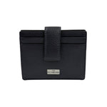 John Richmond Portacarte Uomo in Pelle Blu con Bottone