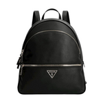 Guess Zaino Donna Manhattan in Ecopelle Nera con Doppia Zip